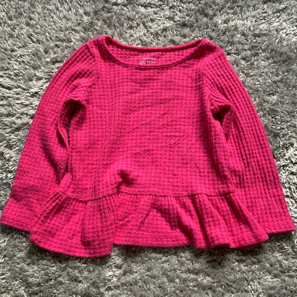 Girls, long sleeve soft tea 24 months
